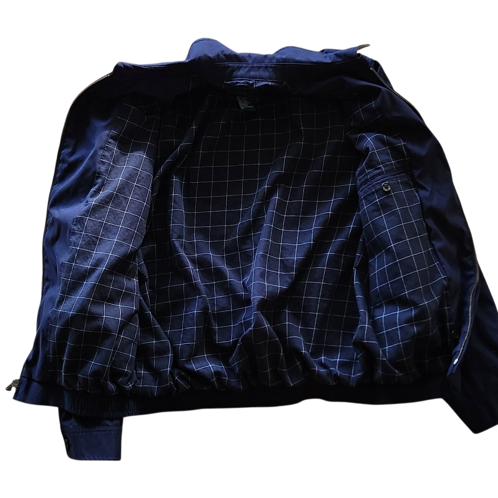 Polo Ralph Lauren Vintage Navy Blue Mens S Bomber Bi-Swing Zip-Up Jacket - Picture 6 of 8